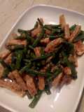 Tumis tempe,kacang panjang