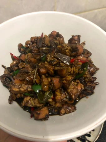 Langkah Gampang Membuat Resep  Orek tempe cumi yang Lezat Sekali, Enak