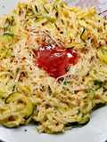 Sajtos-cukkinis spagetti🧀🌶️ 🥒