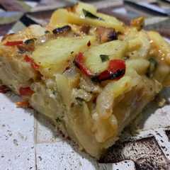 Una foto de Tortilla de papas al horno
