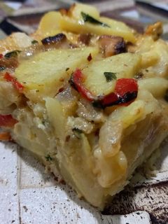 Una foto de Tortilla de papas al horno