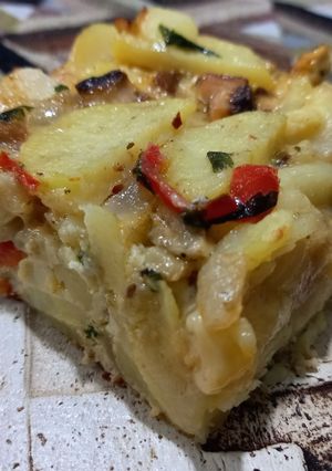 Una foto de Tortilla de papas al horno