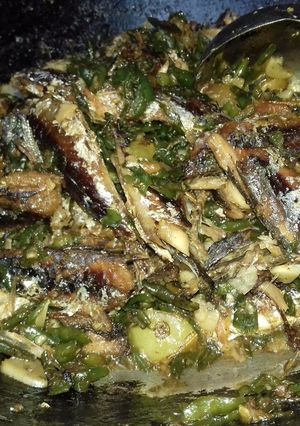 Foto resep Gereh besek/ ikan keranjang cabai ijo