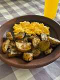 Papas al pesto