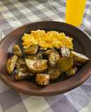 Papas al pesto