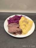 Sült liba mell fokhagymával
