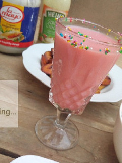 A picture of Watermelon milkshake.
