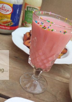 A picture of Watermelon milkshake.