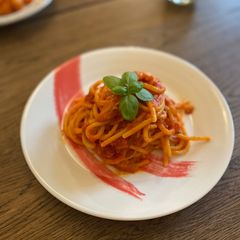 A picture of Simple pasta pomodoro 🍅🍅🍅.