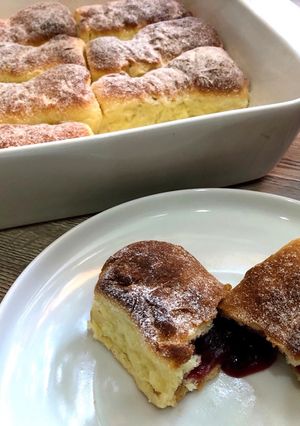 Szilvalekváros bukta recept fotója