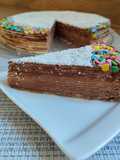 Tarta de chocolate y obleas (huesitos)