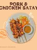 Pork and Chicken Satay