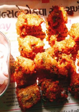 A picture of Green gram dal vada.