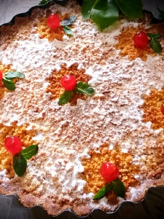 Recipe Apple crumble pie which So Delicious