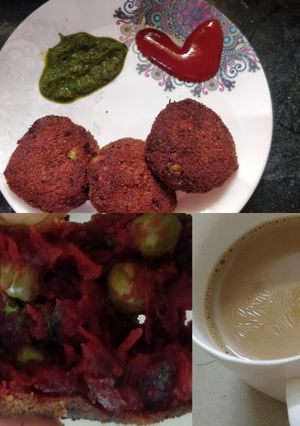 A picture of Beetroot cutlet.