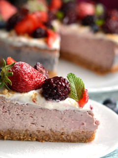 Feketeszedres sajttorta recept fotója