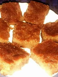 صورة لوصفة بسبوسه من الشعرية والعيش الناشف