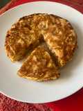 Tortilla de judías blancas con bacon