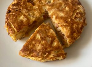 Foto principal de Tortilla de judías blancas con bacon