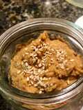 Hummus (garbanzos) con tomates secos