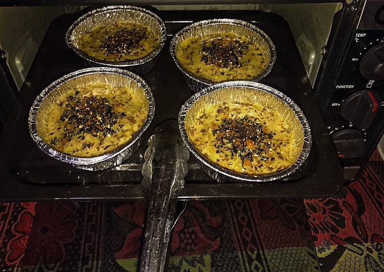 Daging giling kentang panggang