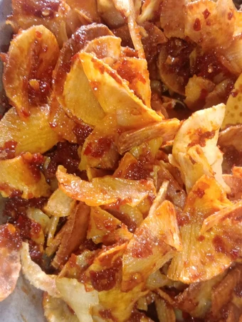 Cara Gampang Membikin Resep Keripik singkong pedas manis endulss by Bini Aceng yang Sempurna Anti Ribet, Bikin Ngiler