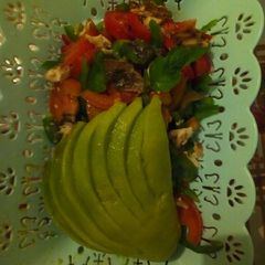 A picture of Fish salad.