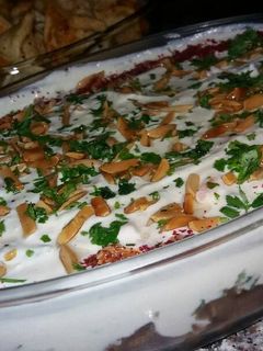 صورة لوصفة فتة مقدوس 🍆🍆🍆