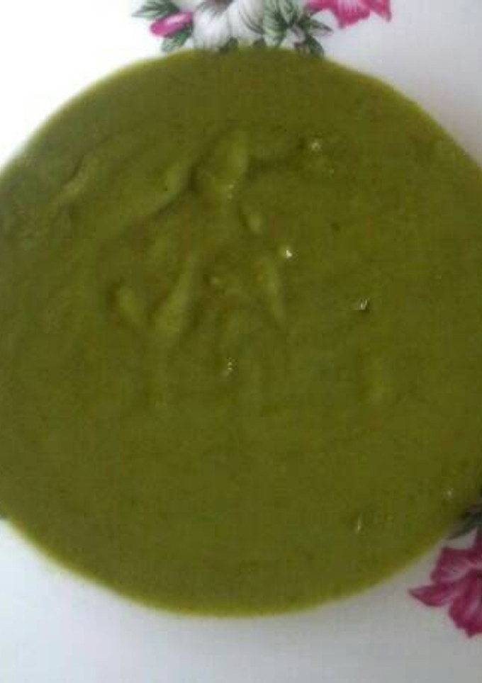 Una foto de Crema de espinacas