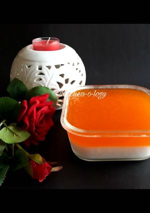 A picture of Peach Coconut Jelly.