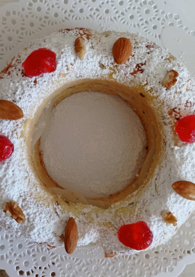 Una foto de Rosca de Pascua, apta aplv, vegana sin huevo