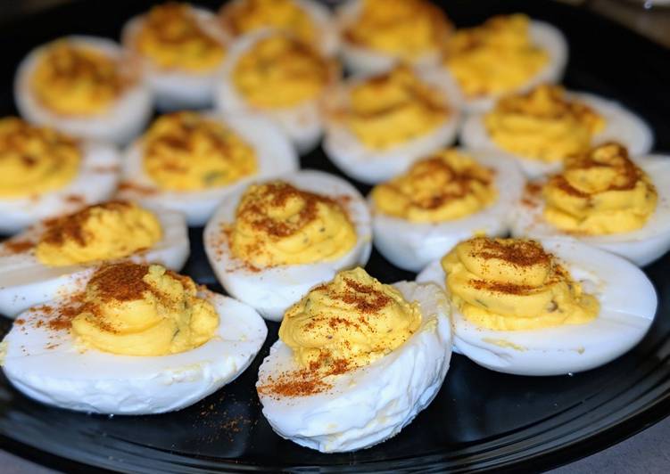 Southern Sweet Deviled Eggs
