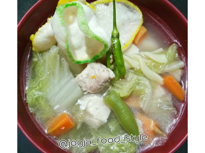 Langkah Gampang Membuat Resep Healthy Food- Sup Ayam warna-warni asem yang Menggugah Selera Anti Ribet, Bisa Manjain Lidah