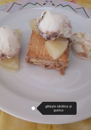 O poză a rețetei Biscuiți cu cremă și ananas.