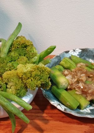Hình của món Đậu bắp xào dầu hào.