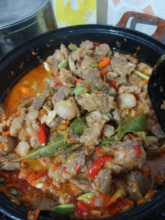 Langkah Gampang Membuat Resep Oseng Tetelan Mercon seuhah Anti Ribet, Lezat Sekali