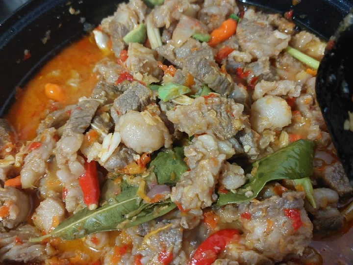 Langkah Gampang Membuat Resep Oseng Tetelan Mercon seuhah Anti Ribet, Lezat Sekali