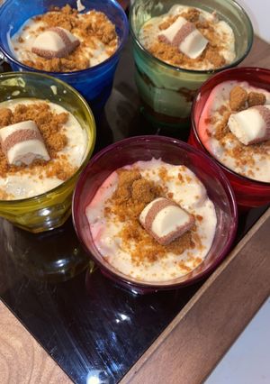 Une photo de Tiramisu Kinder Bueno White/Spéculos