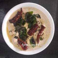 A picture of Roasted Chana dal chutney.