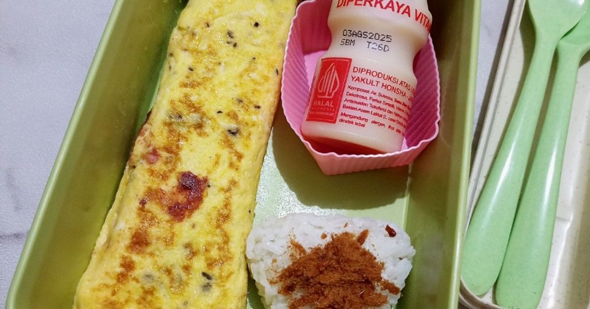 Omelette kornet