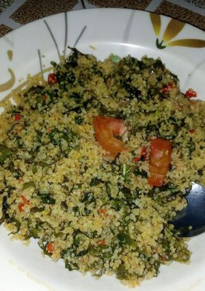 A picture of Dambun couscous.