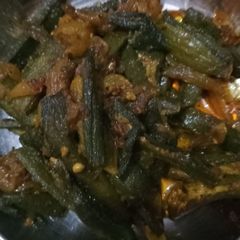 A picture of Bhindi masala.