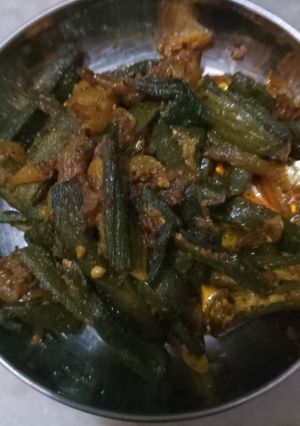 A picture of Bhindi masala.