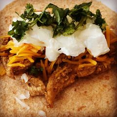 A picture of Spiced Chicken Street Tacos.