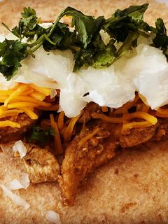 A picture of Spiced Chicken Street Tacos.