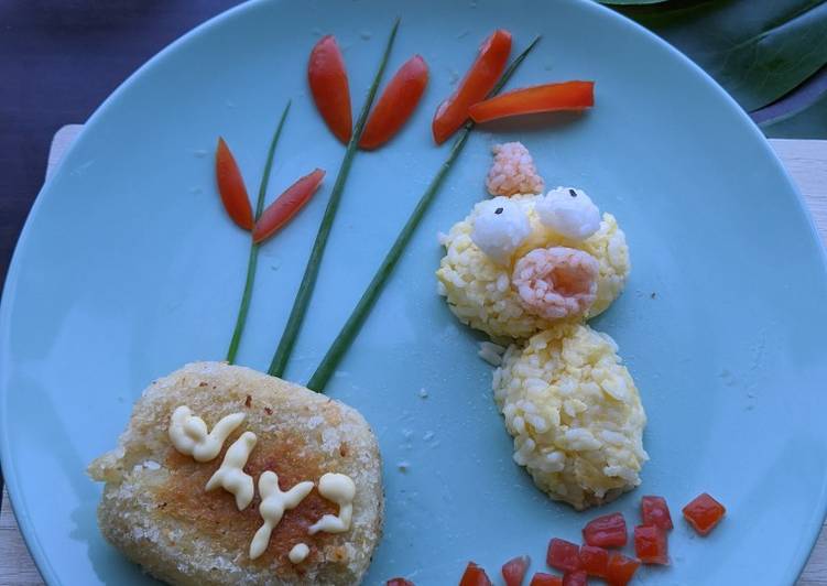 Easiest Way to Make Perfect Nacho sauce and bacon potato Croquette [Being loud may not work]