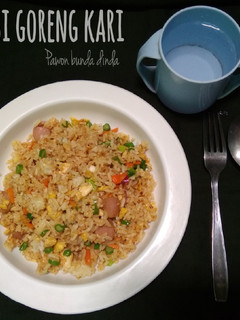Foto resep Nasi goreng kari sayur