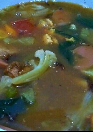 Foto resep Capcay kuah merah merona