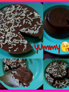 Foto resep Puding Coklat Keju Rice Cooker