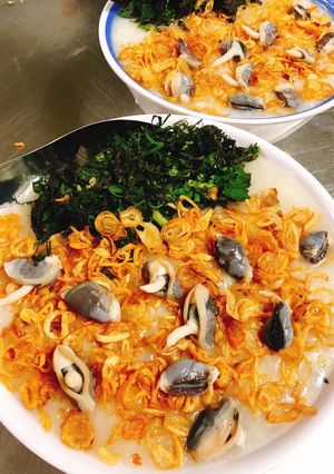 Hình của món Cháo ngán (ngán đặc sản quảng ninh).